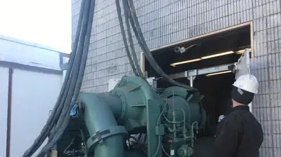 Green Chiller being replaced Photo